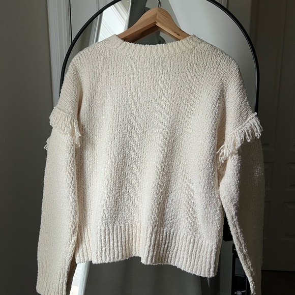 Madewell Montfort Fringe Pullover Sweater - Picture 3 of 6